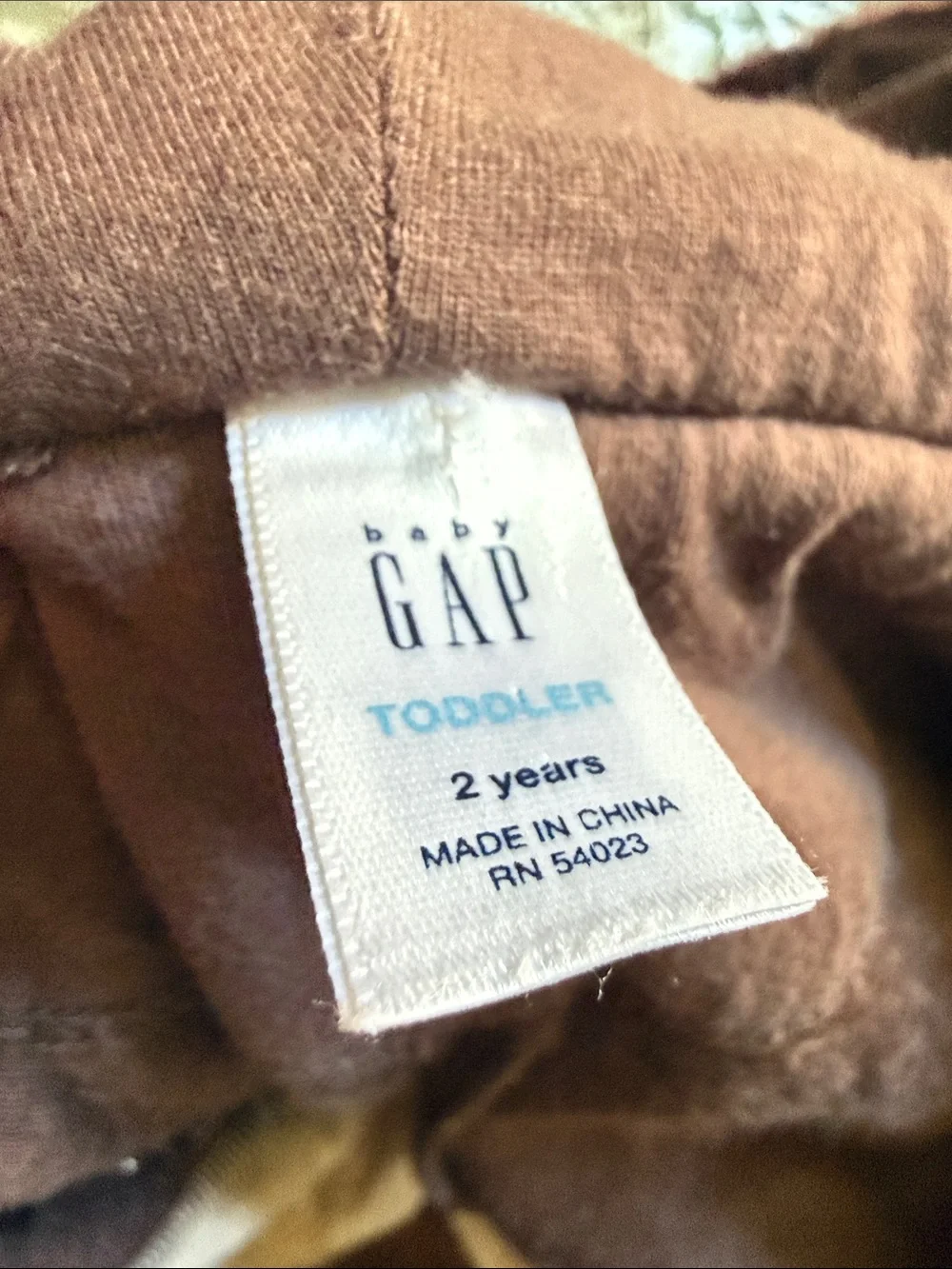 baby GAP 🐒 BROWN & CREAM MONKEY 🐒 BODYSUIT TODDLER 2YRS COSTUME 🌟EUC🌟